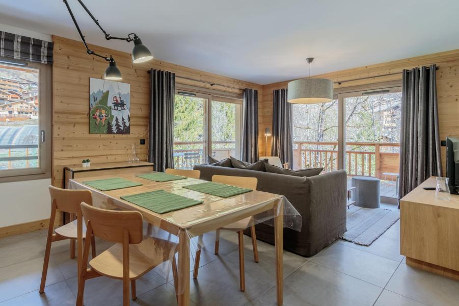 Ski verhuur Appartement 3 kamers 6 personen (C21) - Résidence les Terrasses de la Vanoise - Champagny-en-Vanoise - Woonkamer