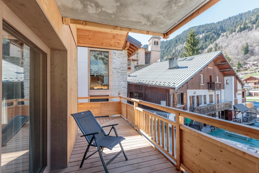 Location au ski Appartement 3 pièces 4 personnes (A15) - Résidence les Terrasses de la Vanoise - Champagny-en-Vanoise - Balcon