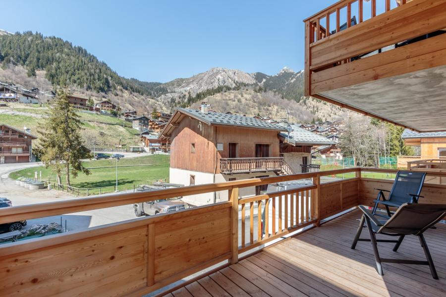 Location au ski Appartement 3 pièces 4 personnes (A15) - Résidence les Terrasses de la Vanoise - Champagny-en-Vanoise - Balcon