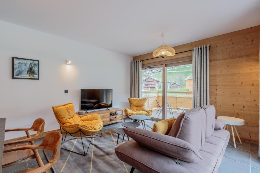 Location au ski Appartement 3 pièces coin montagne 6 personnes (B15) - Résidence les Terrasses de la Vanoise - Champagny-en-Vanoise - Séjour