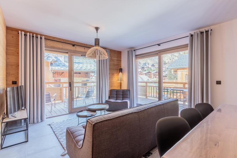 Location au ski Appartement 3 pièces coin montagne 8 personnes (A16) - Résidence les Terrasses de la Vanoise - Champagny-en-Vanoise - Séjour