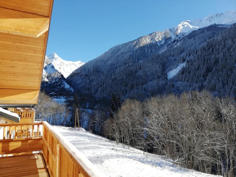 Rent in ski resort Résidence les Terrasses de la Vanoise - Champagny-en-Vanoise - Balcony