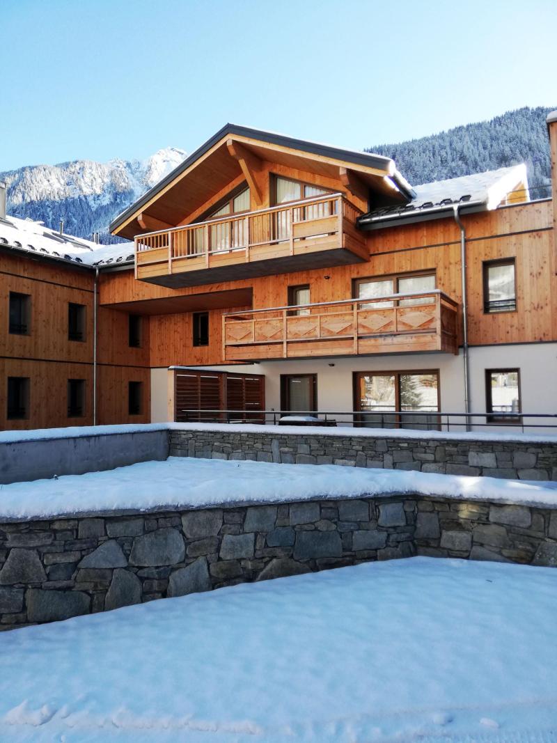 Soggiorno sugli sci Résidence les Terrasses de la Vanoise - Champagny-en-Vanoise - Terrazza