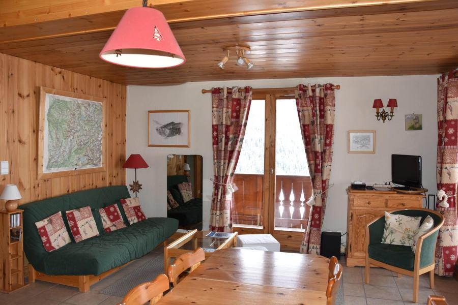 Ski verhuur Appartement 4 kamers 6 personen (12) - Résidence Tour du Merle - Champagny-en-Vanoise - Woonkamer