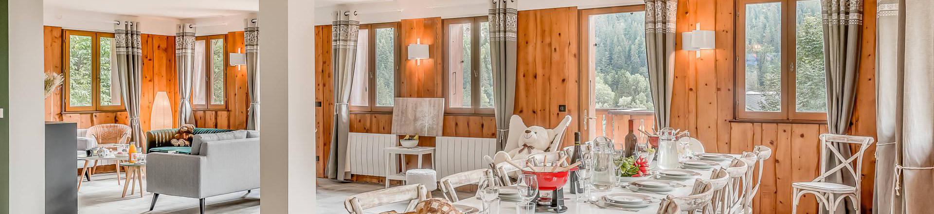 Rent in ski resort 9 room chalet 14 people (CH) - Chalet Baratte - Champagny-en-Vanoise - Apartment
