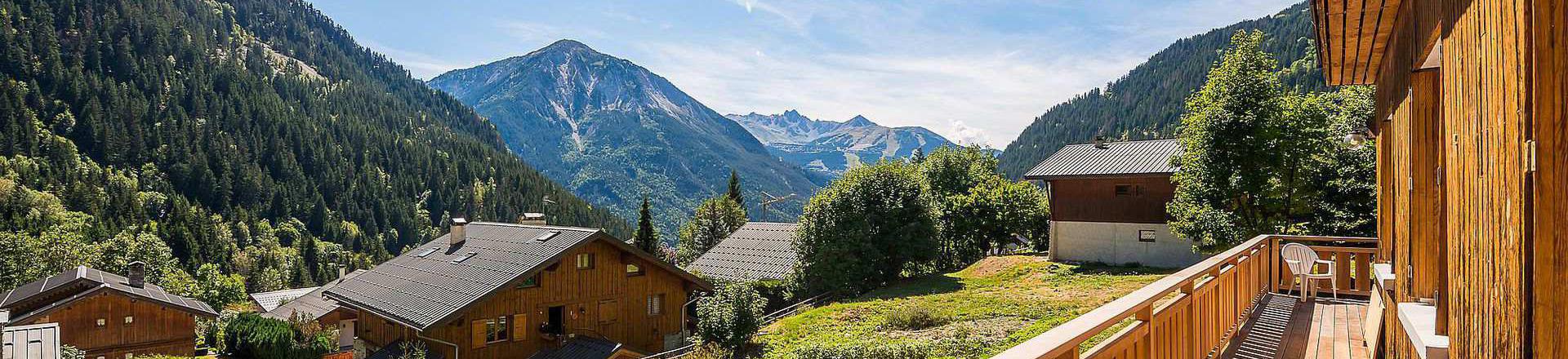 Wynajem na narty Chalet les Lauzes - Champagny-en-Vanoise - Balkon