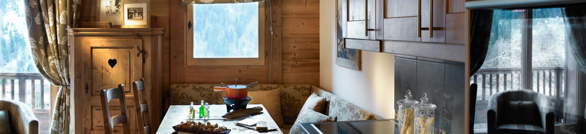 Rent in ski resort Résidence les Alpages de Champagny - Champagny-en-Vanoise - Kitchen