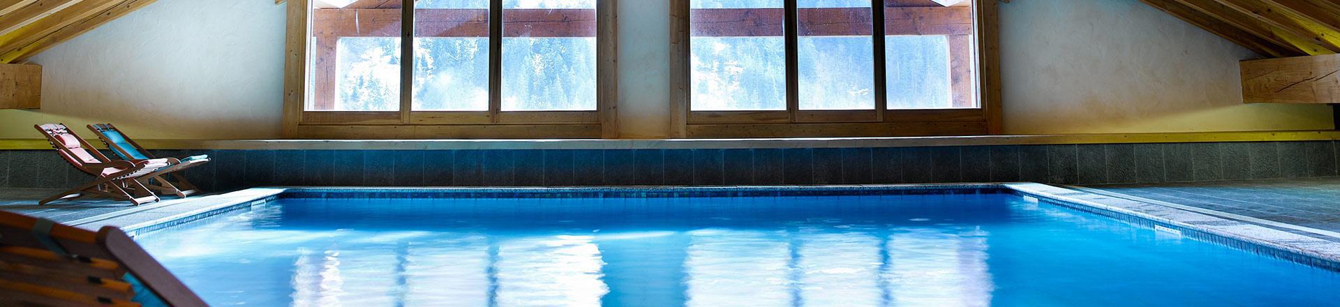 Location au ski Résidence les Alpages de Champagny - Champagny-en-Vanoise - Piscine