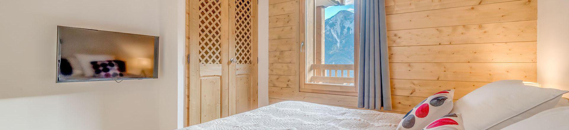 Skiverleih 3-Zimmer-Appartment für 6 Personen (B09P) - Résidence les Balcons Etoilés - Champagny-en-Vanoise - Schlafzimmer