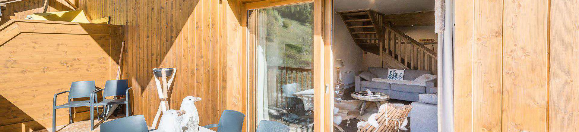 Rent in ski resort 4 room duplex apartment 10 people (B24P) - Résidence les Balcons Etoilés - Champagny-en-Vanoise