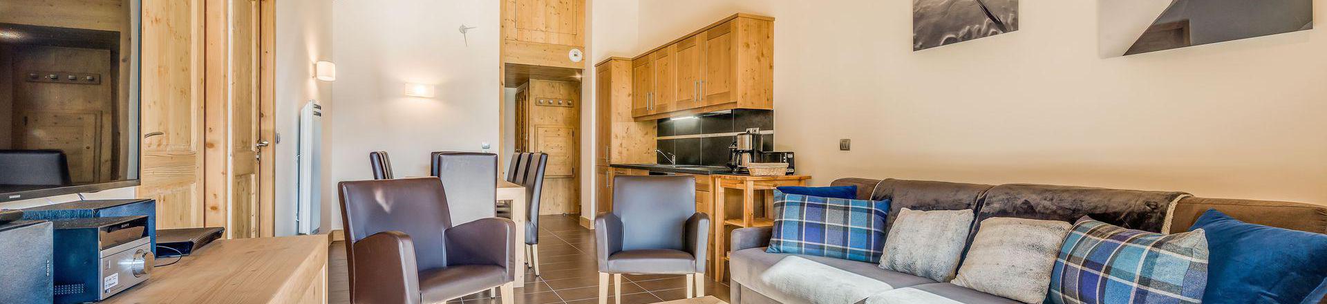 Rent in ski resort 4 room apartment 8 people (A13P) - Résidence les Balcons Etoilés - Champagny-en-Vanoise