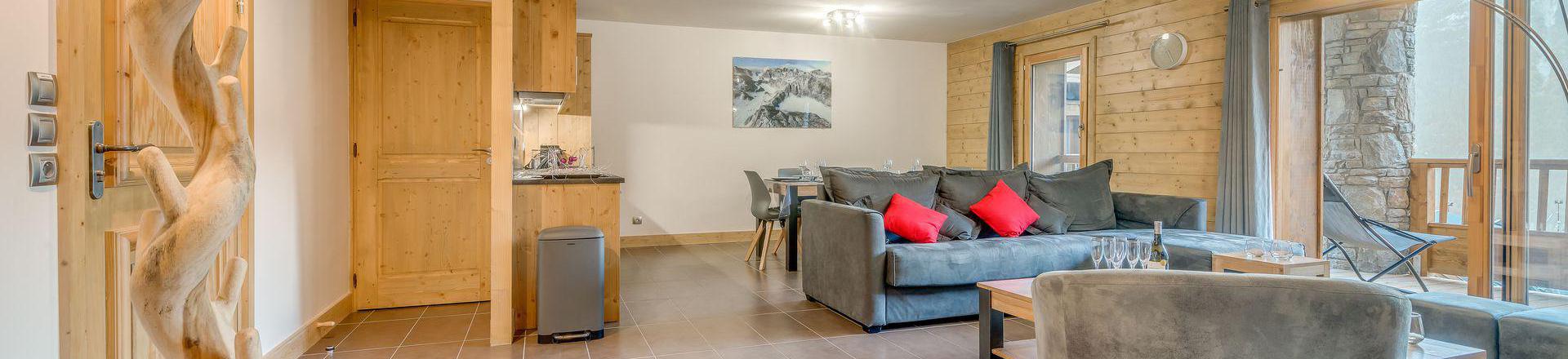 Rent in ski resort 4 room apartment 8 people (B03P) - Résidence les Balcons Etoilés - Champagny-en-Vanoise