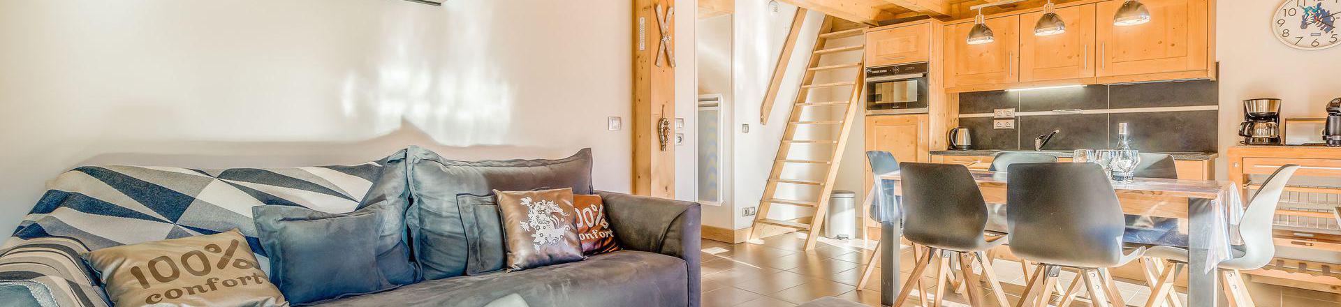 Alquiler al esquí Apartamento 2 piezas mezzanine para 6 personas (B15P) - Résidence les Balcons Etoilés - Champagny-en-Vanoise