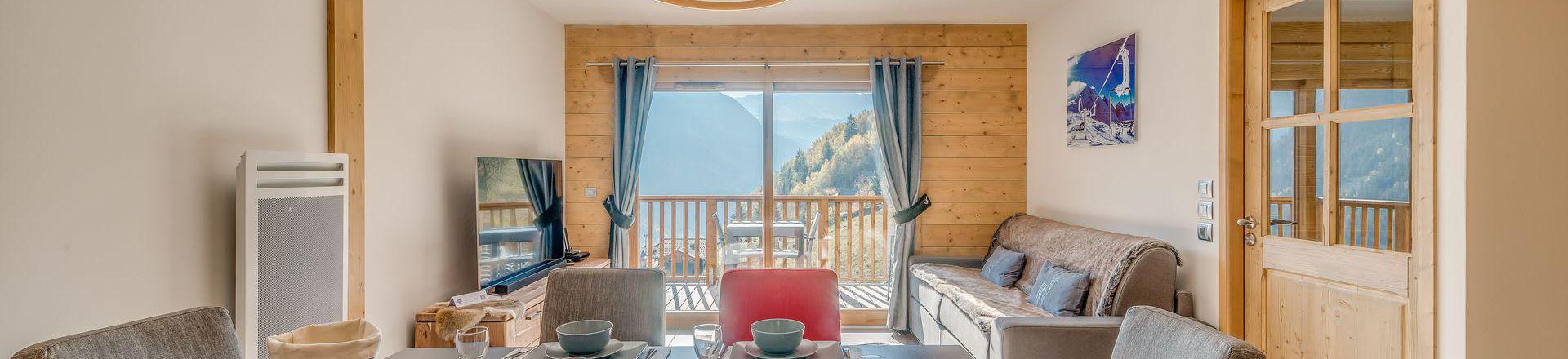 Rent in ski resort 2 room mezzanine apartment 6 people (B22P) - Résidence les Balcons Etoilés - Champagny-en-Vanoise