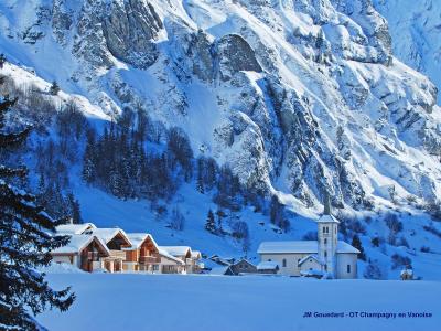 Location au ski Chalet Bucher - Champagny-en-Vanoise - Extérieur hiver