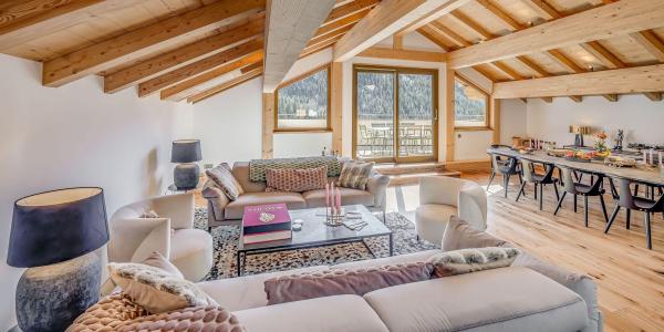 Rent in ski resort 8 room chalet 10 people (Grandparadis Premium) - Chalet L'Etoile D'Argent - Champagny-en-Vanoise - Living room