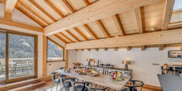 Skiverleih 8 Zimmer Chalet für 10 Personen (Grandparadis Premium) - Chalet L'Etoile D'Argent - Champagny-en-Vanoise - Wohnzimmer