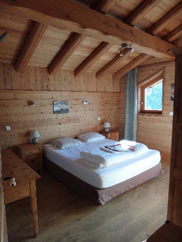 Wynajem na narty Domek górski duplex 5 pokojowy dla 8-10 osób - Chalet la Sauvire - Champagny-en-Vanoise - Pokój na poddaszu