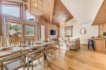 Rent in ski resort 5 room duplex apartment 10 people (41-51P) - L'Étoile de la Vanoise - Champagny-en-Vanoise - Living room