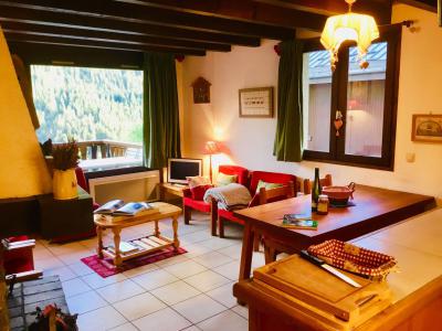 Rent in ski resort 4 room duplex apartment 6 people (B036P) - Les Hauts de Planchamp - Bruyères - Champagny-en-Vanoise - Living room