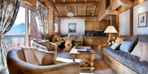 Skiverleih Résidence CGH Les Alpages de Champagny - Champagny-en-Vanoise - Wohnzimmer