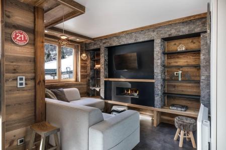 Аренда на лыжном курорте Апартаменты 4 комнат 8 чел. (3) - Résidence Club Alpina - Champagny-en-Vanoise - Салон
