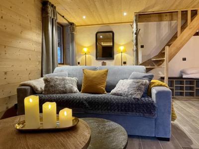 Rent in ski resort 4 room duplex apartment 6 people (16) - Résidence Club Alpina - Champagny-en-Vanoise - Living room