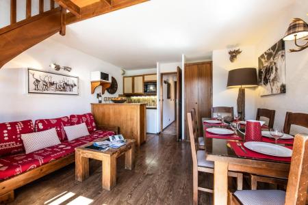 Ski verhuur Appartement duplex 4 kamers 8 personen (36) - Résidence Club Alpina - Champagny-en-Vanoise - Woonkamer