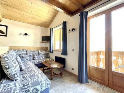 Ski verhuur Appartement duplex 5 kamers 8 personen (20) - Résidence Club Alpina - Champagny-en-Vanoise - Woonkamer