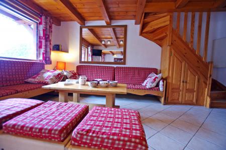 Ski verhuur Appartement triplex 6 kamers 12 personen (002CH) - Résidence l'Echayer - Champagny-en-Vanoise - Woonkamer