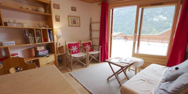Rent in ski resort 2 room apartment sleeping corner 5 people (056CL) - Résidence le Centre - Champagny-en-Vanoise - Living room