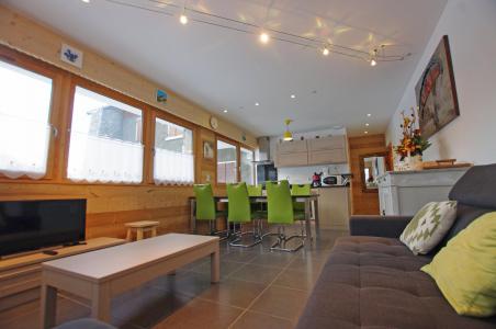 Ski verhuur Appartement 3 kamers 6 personen (01P) - Résidence le Seillon - Champagny-en-Vanoise - Woonkamer