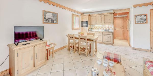 Аренда на лыжном курорте Апартаменты 3 комнат 6 чел. (B21P) - Résidence les Alpages - Champagny-en-Vanoise - Салон