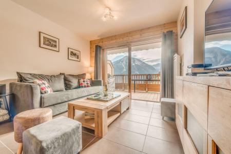 Ski verhuur Appartement 3 kamers 6 personen (B09P) - Résidence les Balcons Etoilés - Champagny-en-Vanoise - Woonkamer