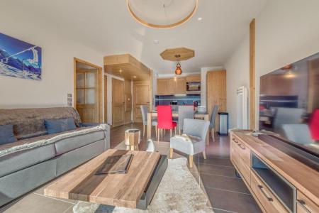 Ski verhuur Appartement 3 kamers mezzanine 6 personen (B22P) - Résidence les Balcons Etoilés - Champagny-en-Vanoise - Woonkamer