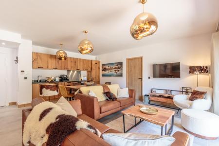 Rent in ski resort 4 room apartment 6 people (B02) - Résidence les Terrasses de la Vanoise - Champagny-en-Vanoise - Living room