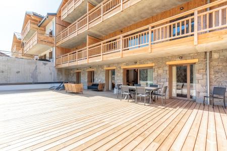 Rent in ski resort 4 room apartment 6 people (B02) - Résidence les Terrasses de la Vanoise - Champagny-en-Vanoise - Terrace