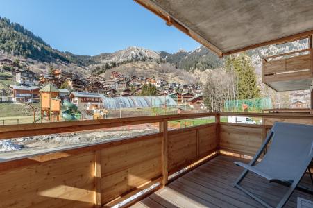 Location au ski Appartement 3 pièces coin montagne 6 personnes (B14) - Résidence les Terrasses de la Vanoise - Champagny-en-Vanoise - Balcon