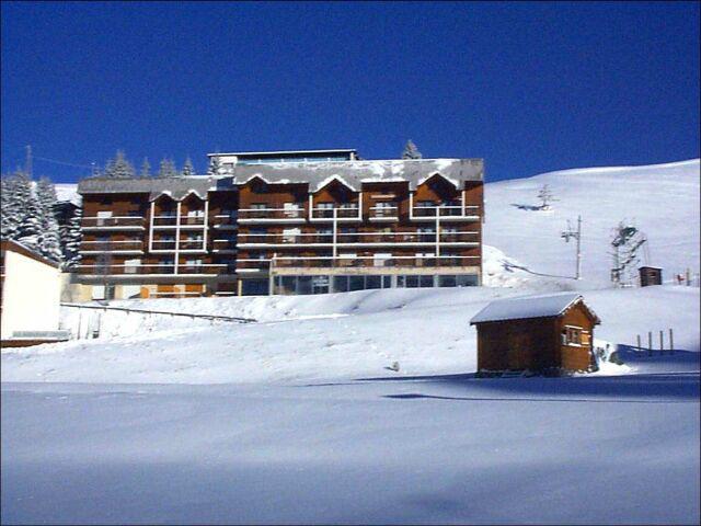 Skiverleih 2-Zimmer-Holzhütte für 6 Personen (111) - L'AIGUILLE - Chamrousse - Draußen im Winter