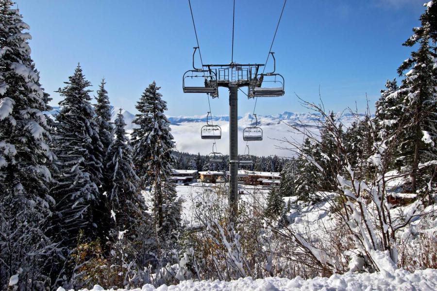 Urlaub in den Bergen Studio Schlafnische 4 Personen (1229) - Résidence le Vernon - Chamrousse - Draußen im Winter