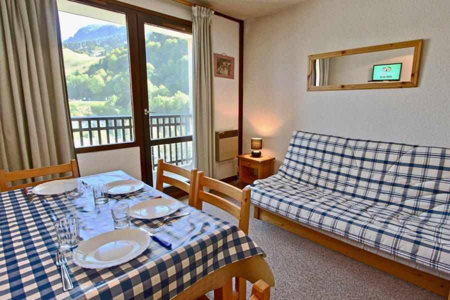 Skiverleih Studio Schlafnische 4 Personen (1125) - Résidence le Vernon - Chamrousse - Wohnzimmer