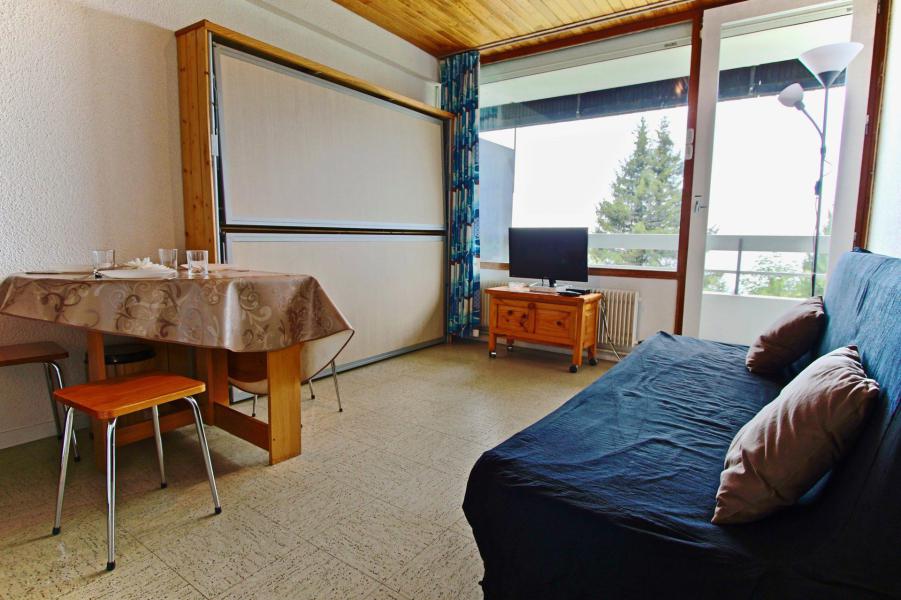 Rent in ski resort Studio 3 people (002) - Résidence les Carlines - Chamrousse - Living room