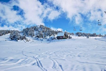 Vakantie in de bergen Studio bergnis 4 personen (708) - Résidence l'Edelweiss - Chamrousse - Buiten winter