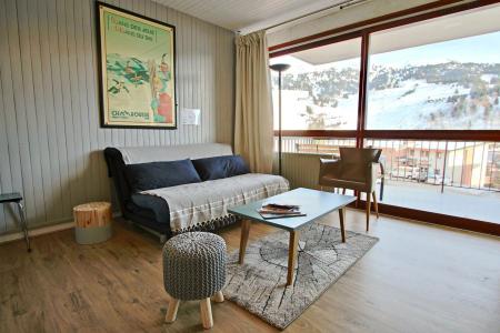 Skiverleih 2-Zimmer-Appartment für 6 Personen (105) - Résidence le Cap 2000 - Chamrousse - Wohnzimmer