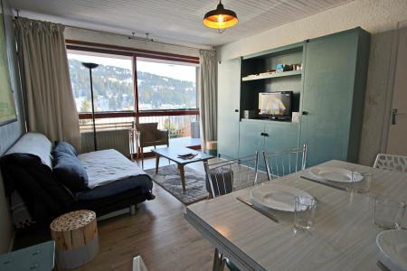 Ski verhuur Appartement 2 kamers 6 personen (105) - Résidence le Cap 2000 - Chamrousse - Woonkamer