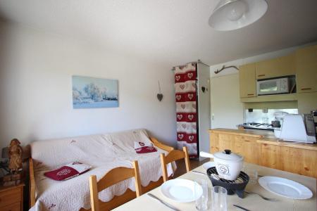 Skiverleih Studio Schlafnische 4 Personen (1229) - Résidence le Vernon - Chamrousse - Wohnzimmer