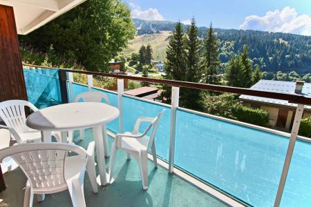 Skiverleih Studio für 4 Personen (126) - Résidence les Dauphins - Chamrousse - Balkon