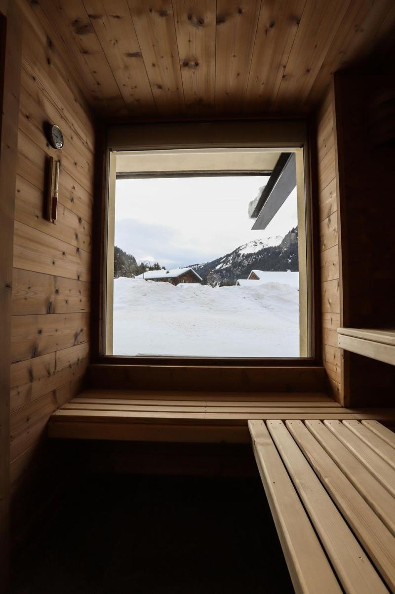 Urlaub in den Bergen 8-Zimmer-Appartment für 15 Personen - Appartement le BIWAK dans chalet la Cascade - Châtel - Draußen im Winter