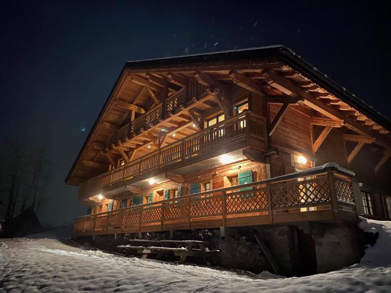 Location au ski Chalet Au Bon Vieux Temps - Châtel - Extérieur hiver
