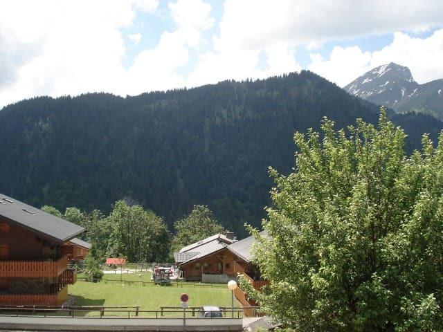 Wynajem na narty Chalet Bel Horizon - Châtel - Taras